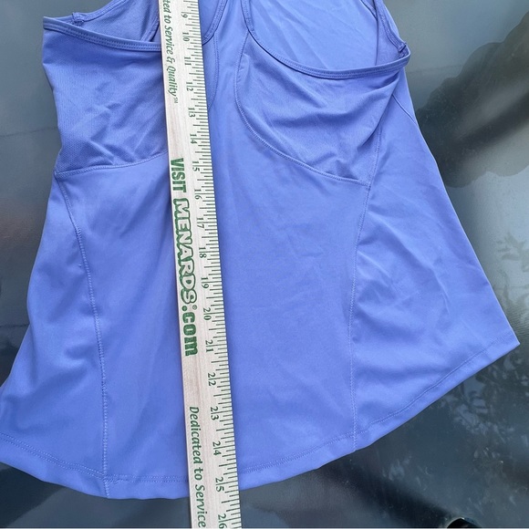 Spyder Active Womens Sleeveless Racer Back Tank Top Gym Activewear Purple Medium - Picture 4 of 8